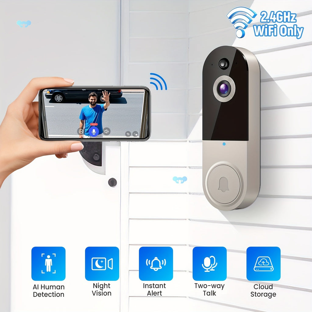 Never miss a visitor again-Smart Wireless Video Doorbell Pro™