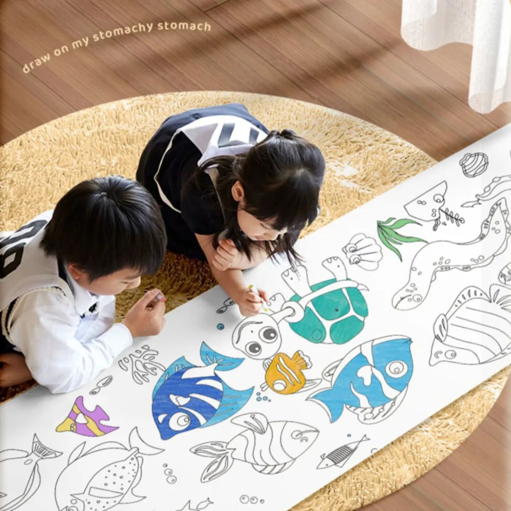 Children's Drawing Roll Sticky