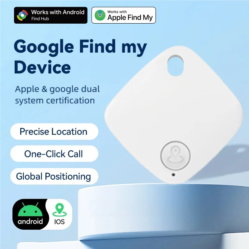 Mini Smart GPS Tracker Tag Bluetooth Locator Key Finder for iOS Android Google Find My Wallet Pet Kids Wireless Tracking Device