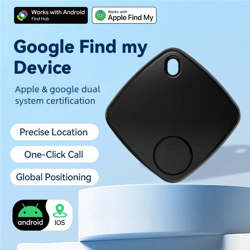 Mini Smart GPS Tracker Tag Bluetooth Locator Key Finder for iOS Android Google Find My Wallet Pet Kids Wireless Tracking Device