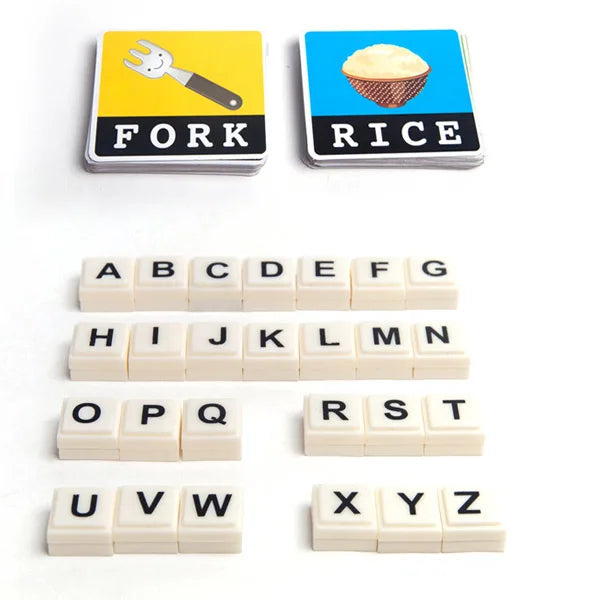 ABC Matching Game for Toddlers English Alphabet Letters Cards